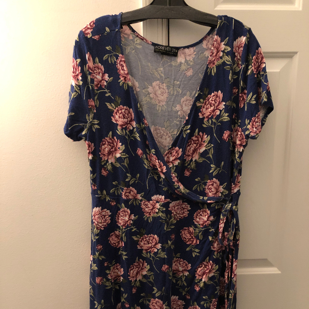 Floral Faux Wrap Dress:*Final Price*
